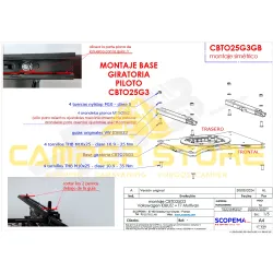 Base Giratoria Scopema para VW T7 / ID BUZZ - Conductor