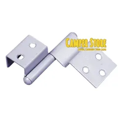 Bisagras puerta semiempotrada. Derecha. Gris claro
