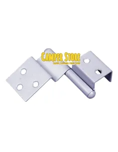 Bisagras puerta semiempotrada. Izquierda. Gris claro
