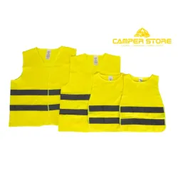 Chalecos reflectantes. Pack familiar (4 piezas)