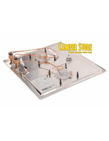 Cocina con 2 fuegos CAN PC1322-S acero