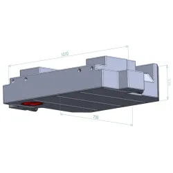 Depósito aguas sucias 100L. para bajos. Sprinter Man +2017, Crafter +2006
