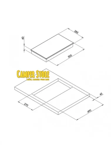 Cocina Vitrocerámica 230V CAN PT1356