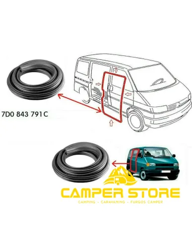 Goma de contorno puerta corredera VW T4