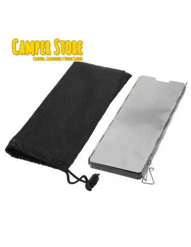 Paravientos para cocina portátil