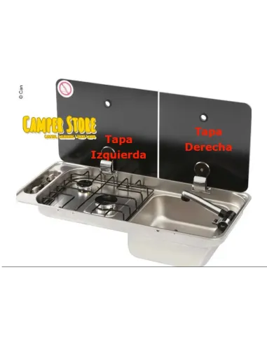 Tapa cristal para cocina CAN FL1401. Izquierda