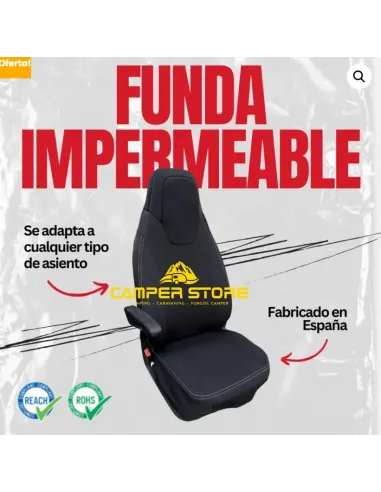 Funda asiento impermeable de Neopreno. UNIVERSAL