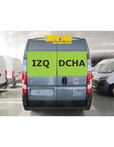 Cristal doble puerta trasera Ducato, Jumper, Boxer +2006. DCHA Y IZQ