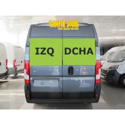 Cristal doble puerta trasera Ducato, Jumper, Boxer +2006. DCHA Y IZQ