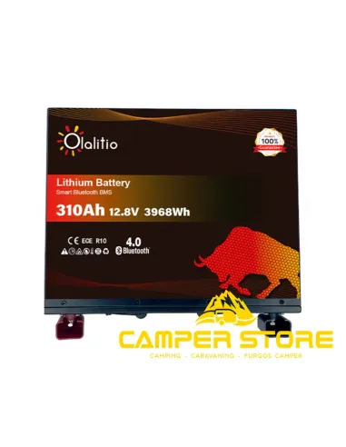 Batería de litio LifePO4 12V 310Ah Olalitio. Bajo asiento