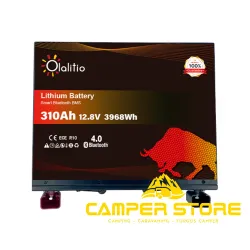 Batería de litio LifePO4 12V 310Ah Olalitio. Bajo asiento