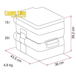 WC químico Fiamma Bi Pot 39