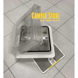 Claraboya Carbest 28x28 sin ventilador. Cristal