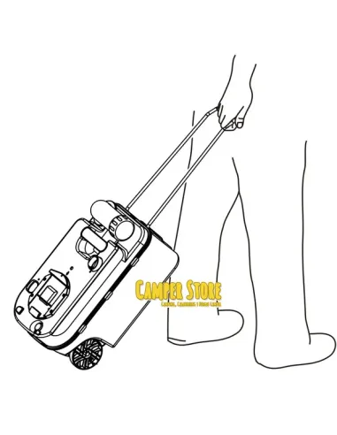 WC Fijo Carbest 17,2 L (con consola y portón de servicio)