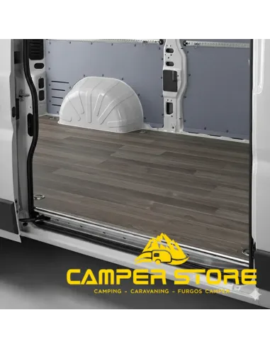 Suelo vinílico alta resistencia Wood Camper Ceniza