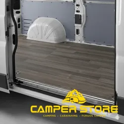 Suelo vinílico alta resistencia Wood Camper Ceniza