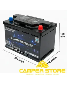 Batería de Litio 12v 100ah Li-Camper Power 2
