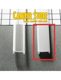 Cubierta o difusor perfil aluminio led opaco