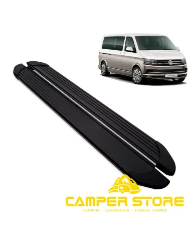 Estribos laterales VW T5/T6 L1 Aluminio negro