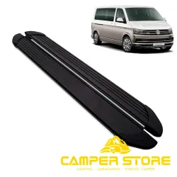 Estribos laterales VW T5/T6 L1 Aluminio negro