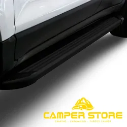 Estribos laterales VW T7 / Ford Transit L2 Aluminio negro