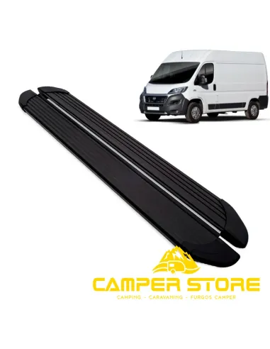 Estribos laterales Ducato / Jumper / Boxer L2 Aluminio negro