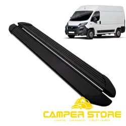 Estribos laterales Ducato / Jumper / Boxer L2 Aluminio negro