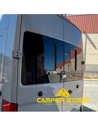 Cristal trasero corredera Crafter-MAN Oscurecedor + Mosquitera. DCHA.