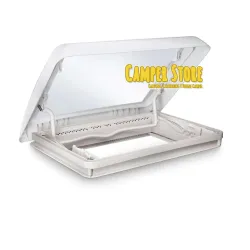 Claraboya Midi Heki Dometic 70x50cm, sin ventilación. BLANCA