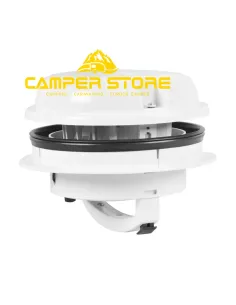 Aireador seta con ventilador y extractor 12V Maxxfan Dome Plus. Blanco 2