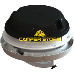 Aireador seta con ventilador y extractor 12V Maxxfan Dome Plus. Negro