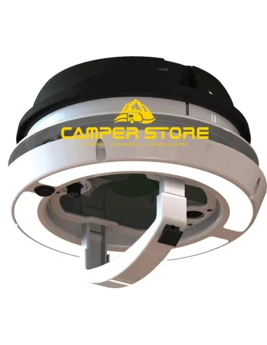 Aireador seta con ventilador y extractor 12V Maxxfan Dome Plus. Negro