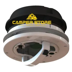 Aireador seta con ventilador y extractor 12V Maxxfan Dome Plus. Negro