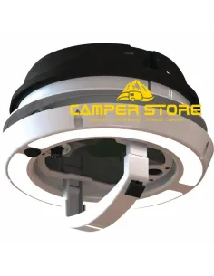 Aireador seta con ventilador y extractor 12V Maxxfan Dome Plus. Negro