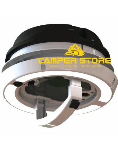 Aireador seta con ventilador y extractor 12V Maxxfan Dome Plus. Negro