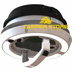 Aireador seta con ventilador y extractor 12V Maxxfan Dome Plus. Negro