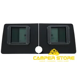 Cristal trasero corredera Crafter-MAN Oscurecedor + Mosquitera. DCHA.