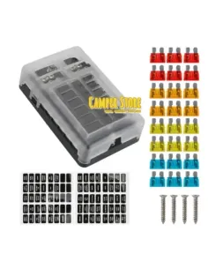 Caja Portafusibles. 12 unidades