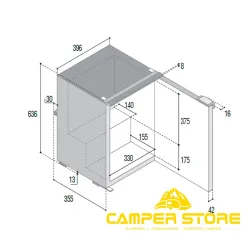Nevera Vitrifrigo C50i CHR 50 Litros