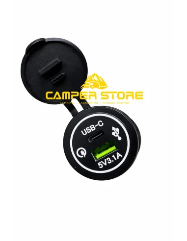 Toma con USB 3.1 + USB tipo C