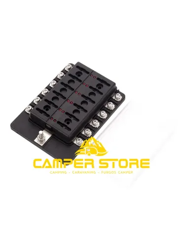 Caja Portafusibles. 12 unidades