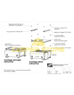 Base Giratoria Scopema V2 Vito +2015 y Sprinter +2019 - Conductor 2