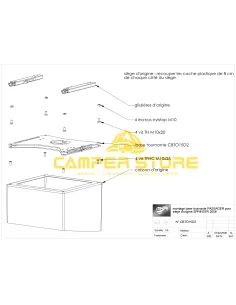 Base Giratoria Scopema MB Sprinter 2006-18, VW Crafter 2006-17- Copiloto 2