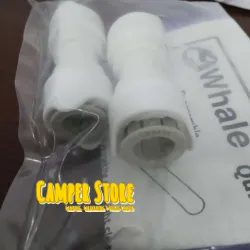 Conexión rápida recta. 12 mm. Pack de 2