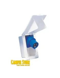 Tapa recambio para Toma Exterior macho (autocaravana). Blanco 2