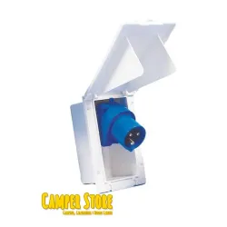 Tapa recambio para Toma Exterior macho (autocaravana). Blanco