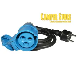 Cable adaptador para Toma Exterior- hembra a 230V macho. 1,5 m