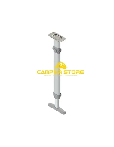 Pata plegable telescópica con base en T