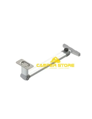 Pata plegable telescópica con base en T