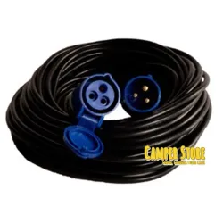 Cable prolongador para Toma Exterior-hembra a macho CEE 17. 15 metros